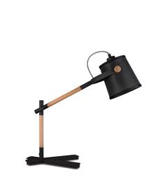 M4923  Nordica Table Lamp 1 Light Matt Black